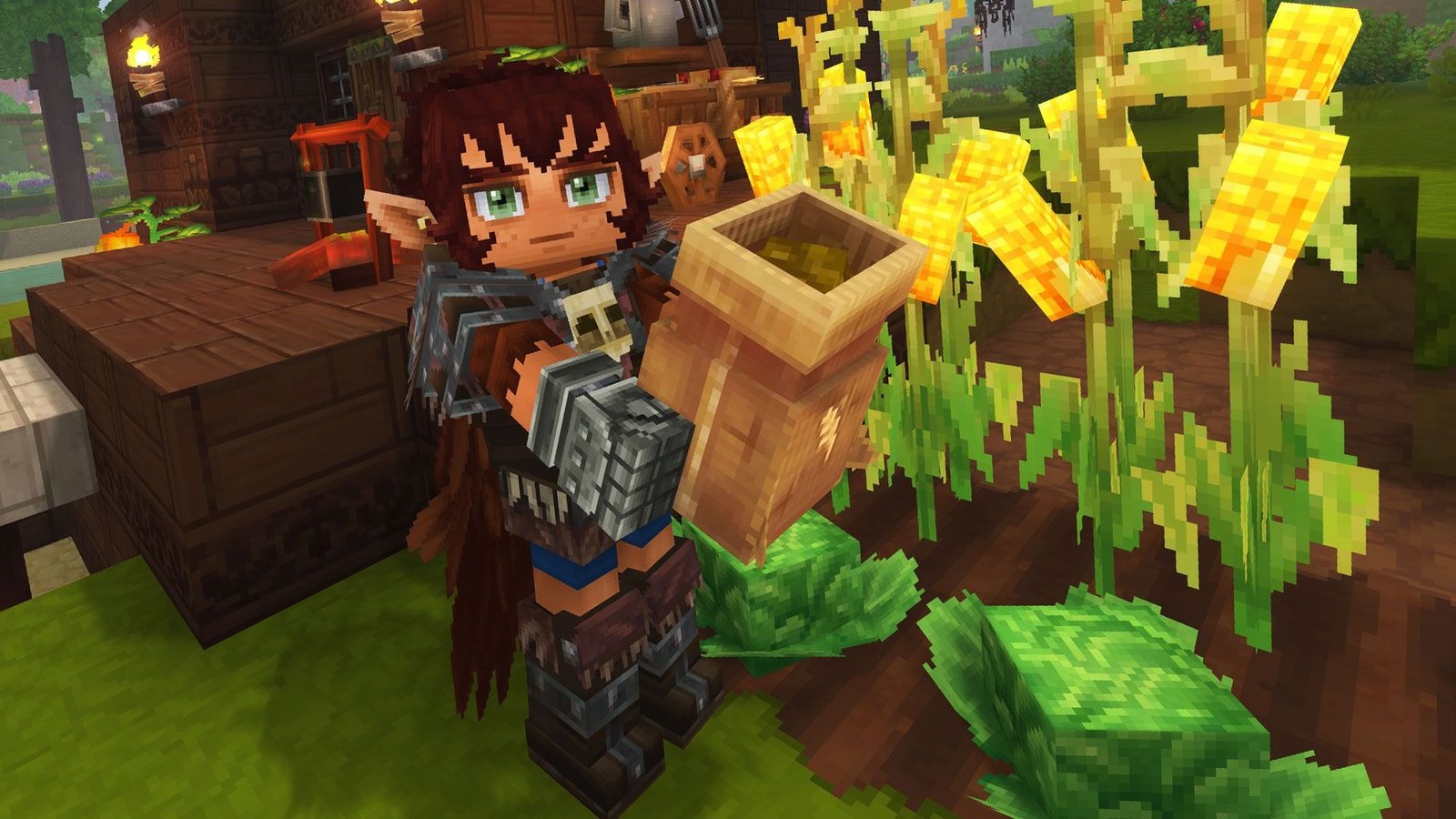 Hytale world featuring the new animal taming system