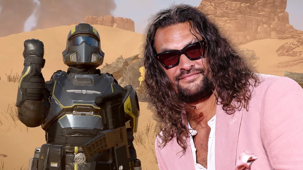 Helldivers movie announcement featuring Jason Momoa and Justin Lin